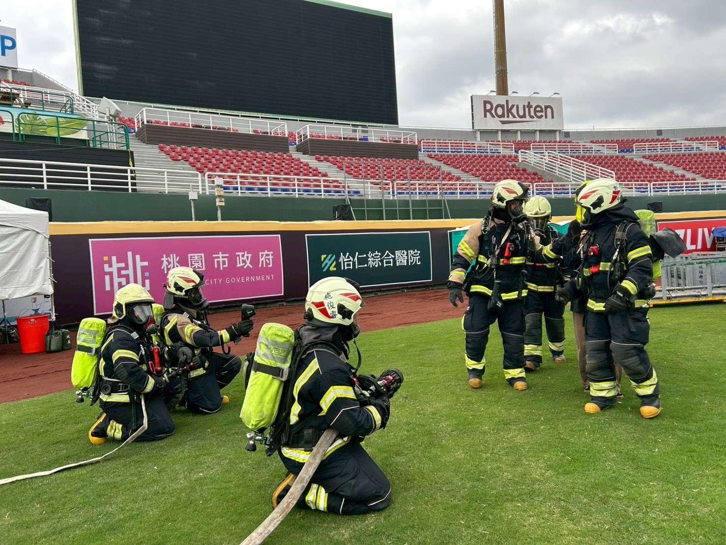 火球祭11/23桃園球場登場 青埔消防分隊超前部署舉辦救災演練 S 39174261 0