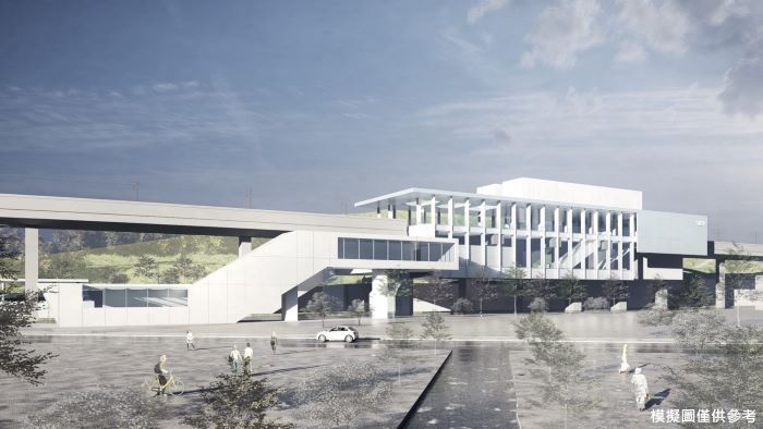 《圖說》基隆捷運SB19站模擬圖。〈捷運局提供〉