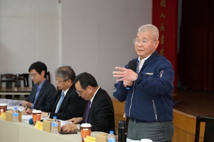 《圖說》方仰寧局長期勉同仁，嚴守行政中立，依法行政，全力落實查賄制暴核心任務。〈海山分局提供〉